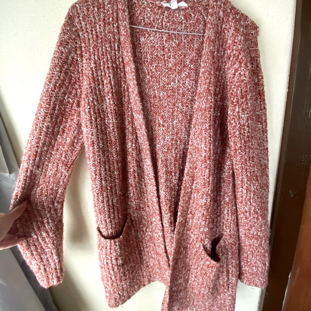 BB Dakota Dusty Red Cardigan XS-M Fit